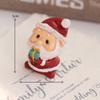 Christmas Resin Ornament Mini Santa Claus Resin Ornament Decorative Gifts Resin Crafts Tabletop Ornament