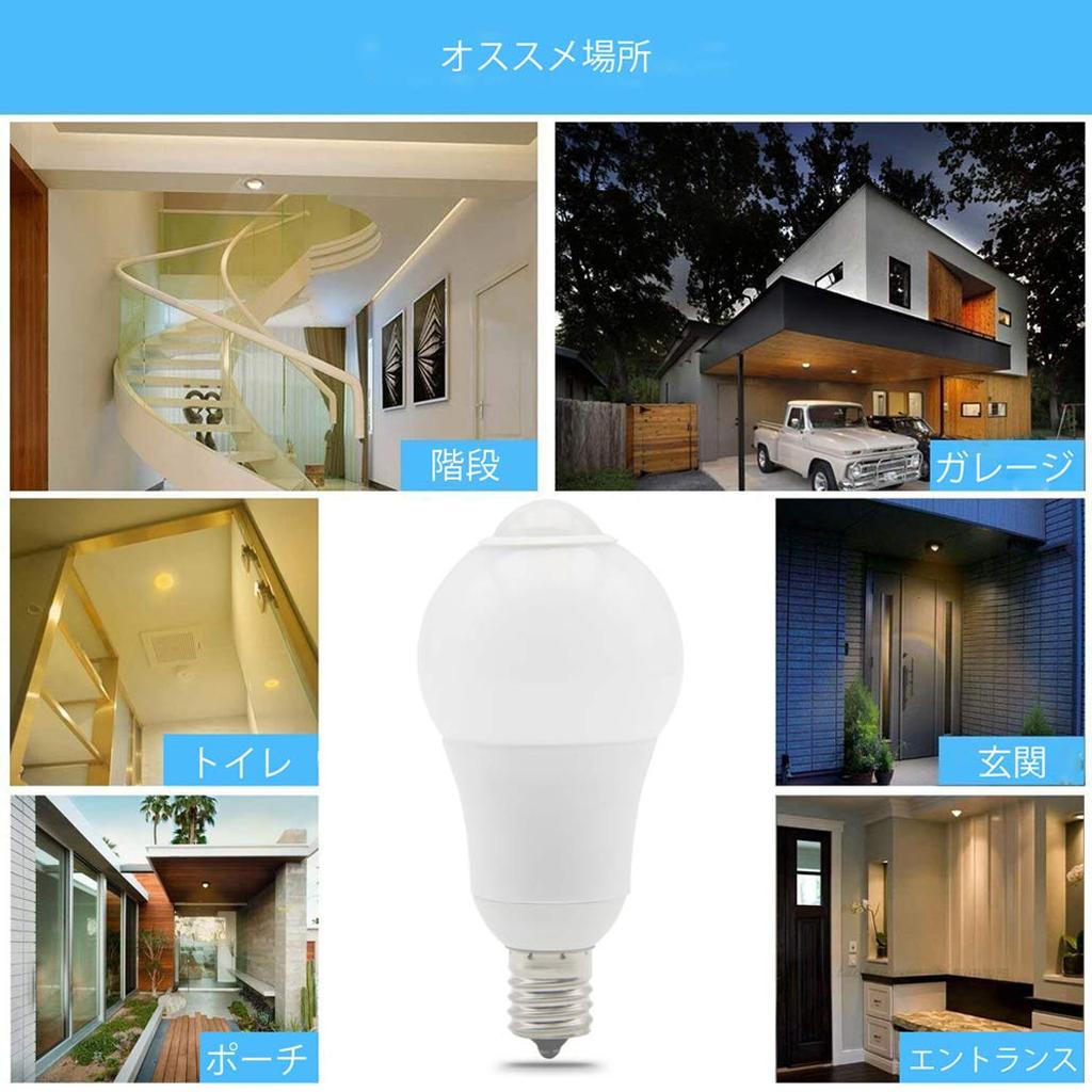 VWV E17 LED Sensor Bulb, Motion Sensor, Infrared Sensor, Automatic OnOff, High Brightness, High Color Rendering, Daylight White 5800K, 2-Pack…