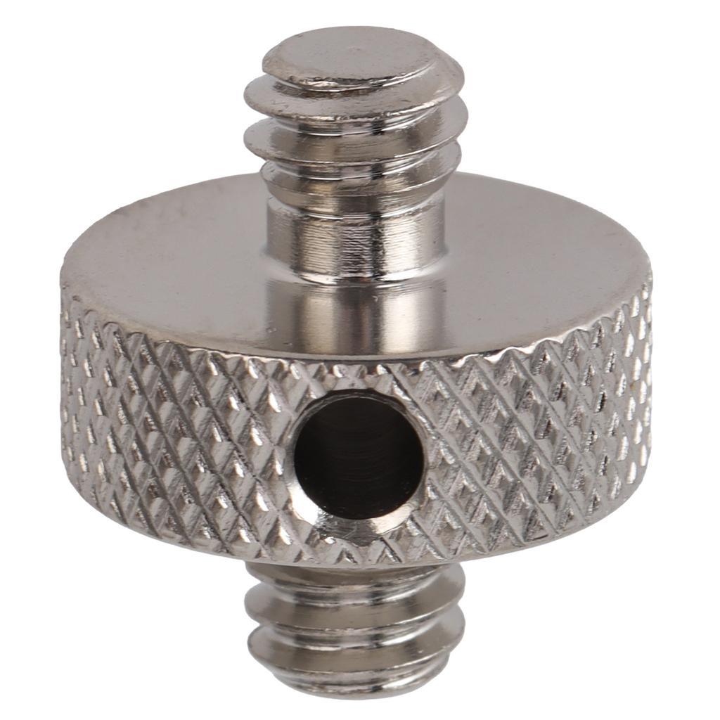 14in Male To 14in Male Threaded Tripod Screw Adapters Double Sided Standard Mounting Thread