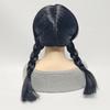 Wednesday Addams Cosplay Synthetic Wig for Halloween Christmas Anime Party April Fool's Day TV Series Inspired Costume Accessory