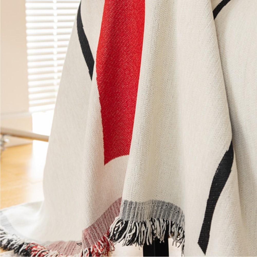 Funda Sofa 2 Plazas Modern Simple Ins Sofa Cover with Tassels for Living Room Non-slip Sofa Towel Blanket Bed Cover Decor