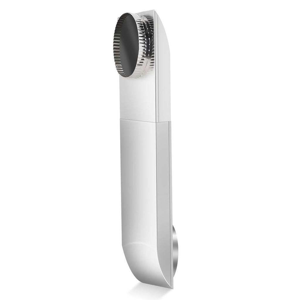 4 Inch Dryer Vent Connector Stainless Steel Telescoping Dryer Duct Adapter for Tight Spaces 9.5 to 14.5 Inch Adjustable