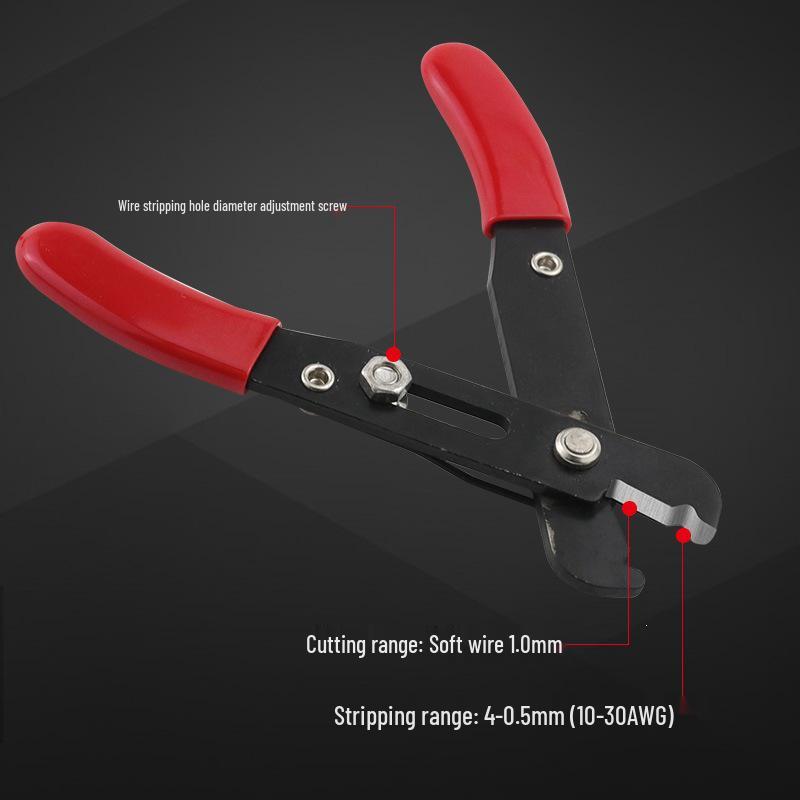Portable Wire Stripping Pliers and Side Cutters for Electronics