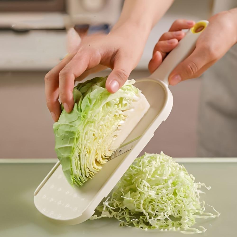 1 Peça Ralador Manual de Repolho, Fatiador e Ralador de Legumes de Plástico ABS, Ferramenta de Preparo de Salada para Cozinha