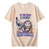 I Eat Dry Wall Opossum Graphic T Shirts Fashion Funny Meme Short Sleeve Tshirt Unisex Casual Vintage Tshirts Y2k Streetwear