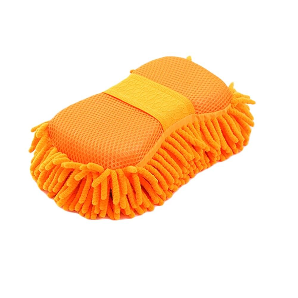Car Wash Microfiber Chenille Car Wash Sponge Care Washing Brush Pad Washing Towel Tools Auto Gloves Styling Accessories Gadget