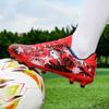 31-44 Boys Leather  Football Boots Men's Professional Artificial Turf Training Football Boots for Girls