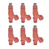 6Pcs Fuel Injector For Mitsubishi Eclipse 06-12 Endeavor 2004-2010 HDB305F