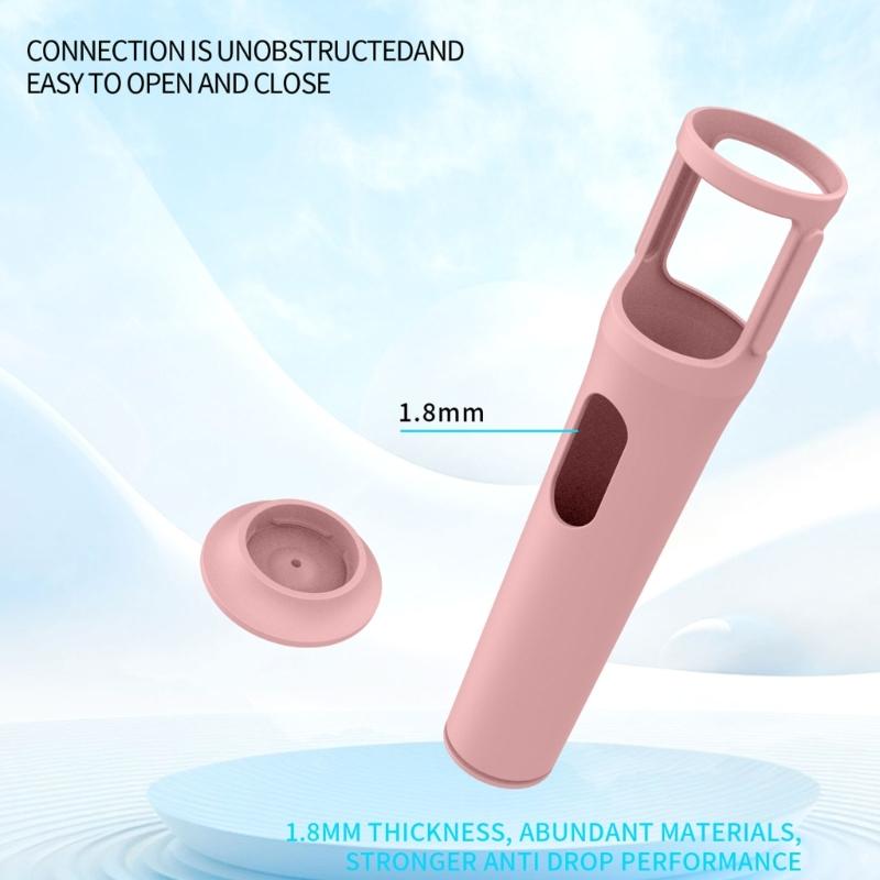 Soft Silicone Case For Handheld Wireless Mic Cover Shell Prevents Scratches Harm Ideal For Travel And Music meetings