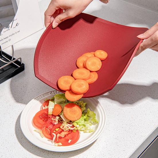 Double-Sided Chopping Board, Food-Grade Bendable Cutting Board for Fruit Veggie, Non-Slip Mildew-Proof Anti-Corrosion Kitchen Mat