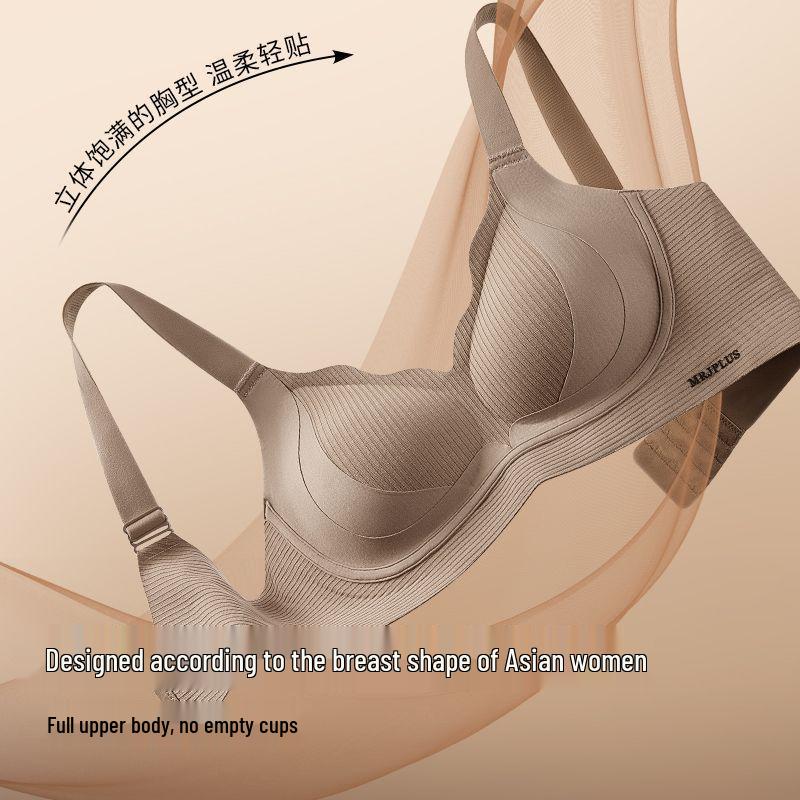 Seamless Wireless Lifting Bra: Supportive, Comfortable, Anti-Sagging Bust Control