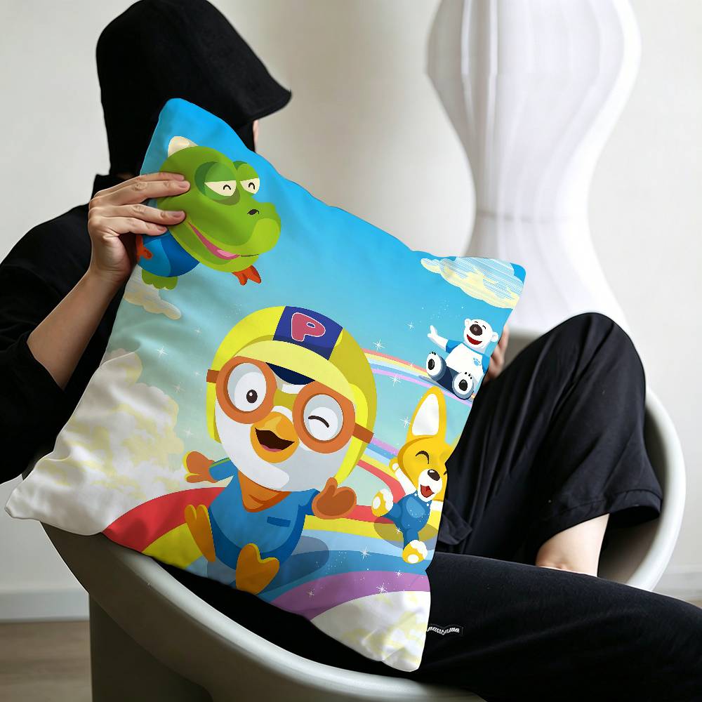 Anime Cute P-Pororos Maple Design Lucky Dragon pillow cover sofa cushion cover home room decoration children gift