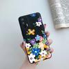 For Realme GT 5G Case RMX2202 Silicone Soft Lovely Cartoon Flower Phone Case For Realme GT 5G Cover Funda For RealmeGT 5G Coque