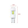 1Pc Car Wedge Interior Light Source T10 W5W WY5W Parking Bulb Ceramic 3030 LED Reading Light License Plate Lamp Accessories