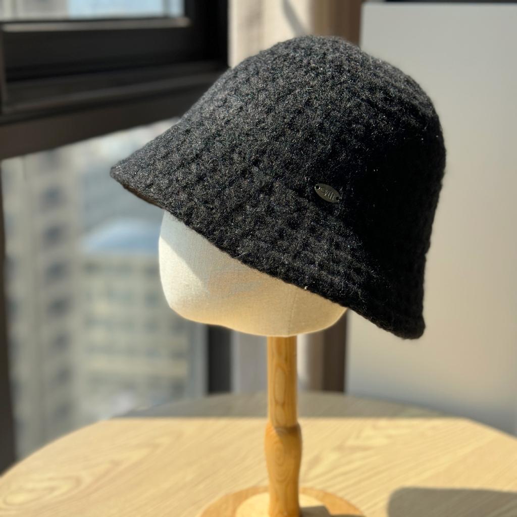Fisherman Hat Women's Autumn and Winter Korean Fashion Versatile Simple Face Revealing Small Warm and Coldproof Knitted Hat