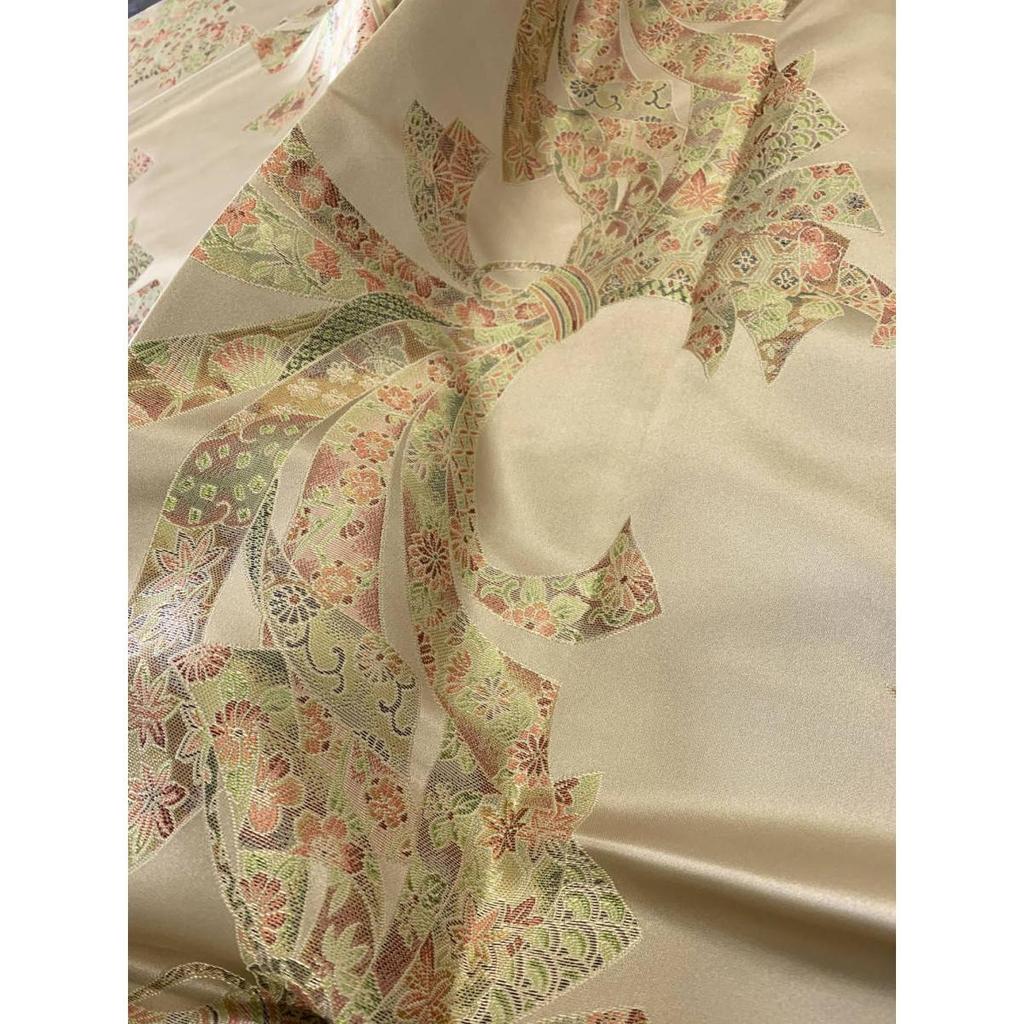 Used Japanese pattern: Aswan: Tabanoshi: Luxurious Japanese style: Fabric: Kimono: Obi: Japan