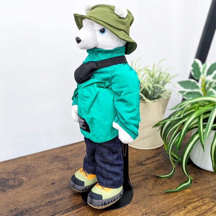 Naito Design Laboratory ZAP TIERE Plüsch Eisbär 46344 Spielzeug, Klein, Bär,