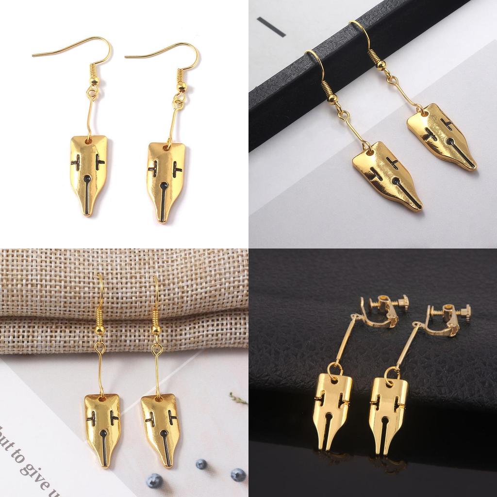 Bizarre Jojos Adventure Alloy Earrings With Electroplated Finish For Cosplay