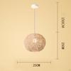 Pendant Light, Hand Weaved Ceiling Light for Farmhouse