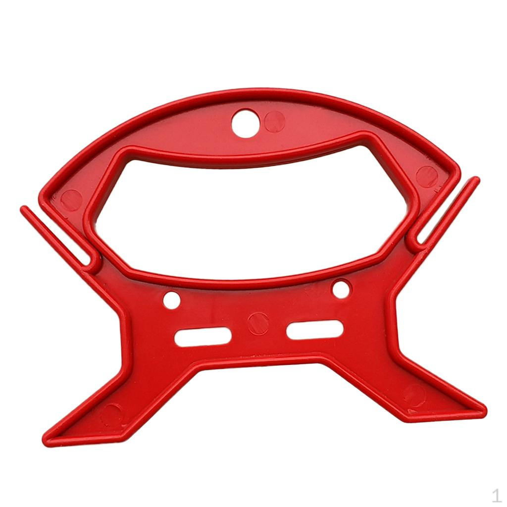 Red Plastic Holder, Lightweight And Durable