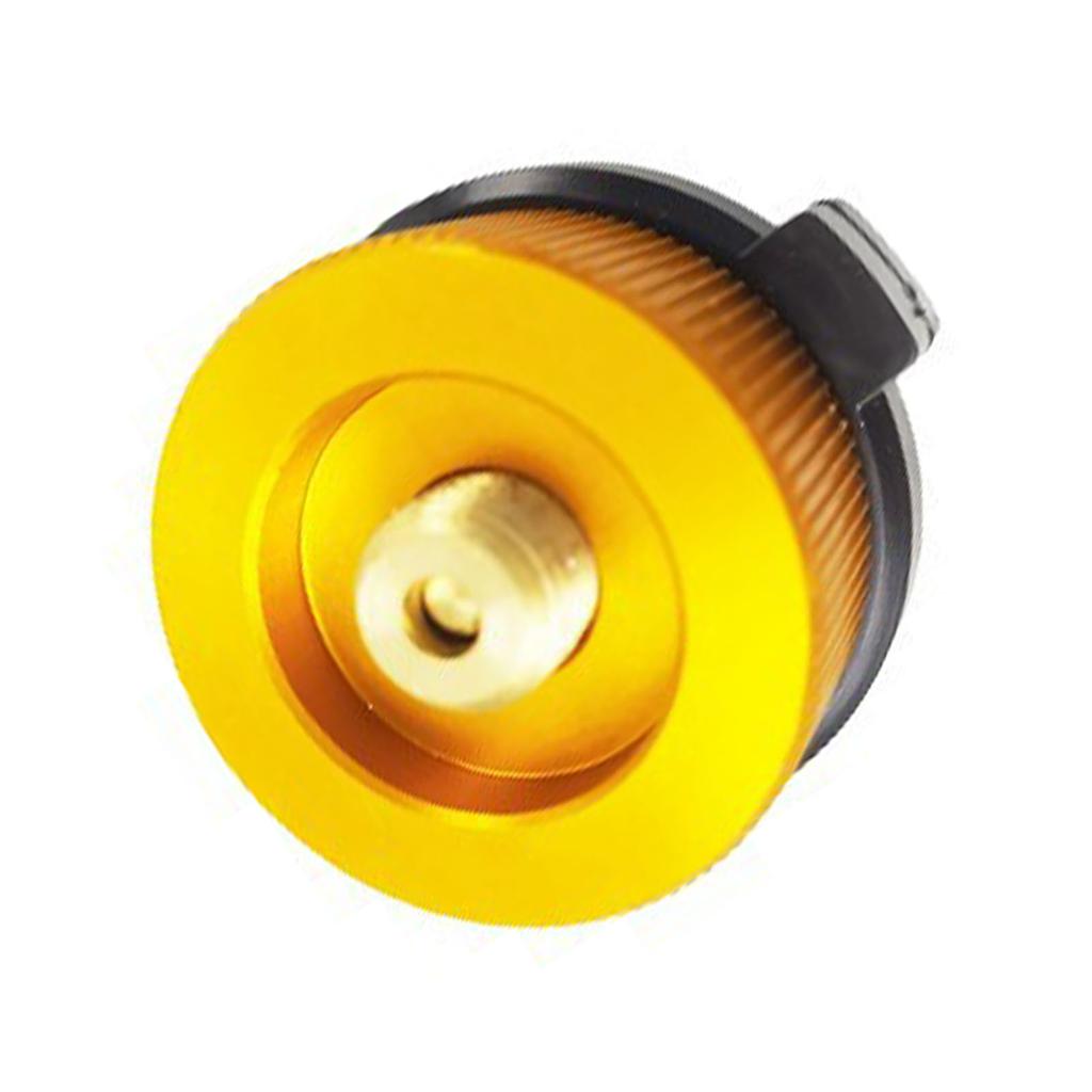 Camp Stove Gas Tank Converter Replacement Outdoor Aluminium Alloy Camping Grill Accessories Orange
