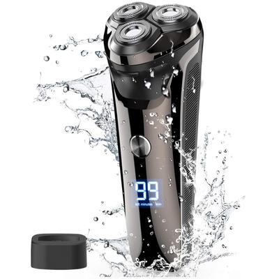 Electric Shavers for Men Waterproof Electric Razor for Men Cordless Rechargeable 3D Rotary Shavers