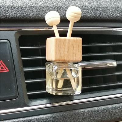 1 Peça Pingente de Perfume para Saída de Ar de Carro, Fragrância Purificador de Ar, Garrafa de Vidro Vazia para Aromaterapia, Decoração de Aromaterapia