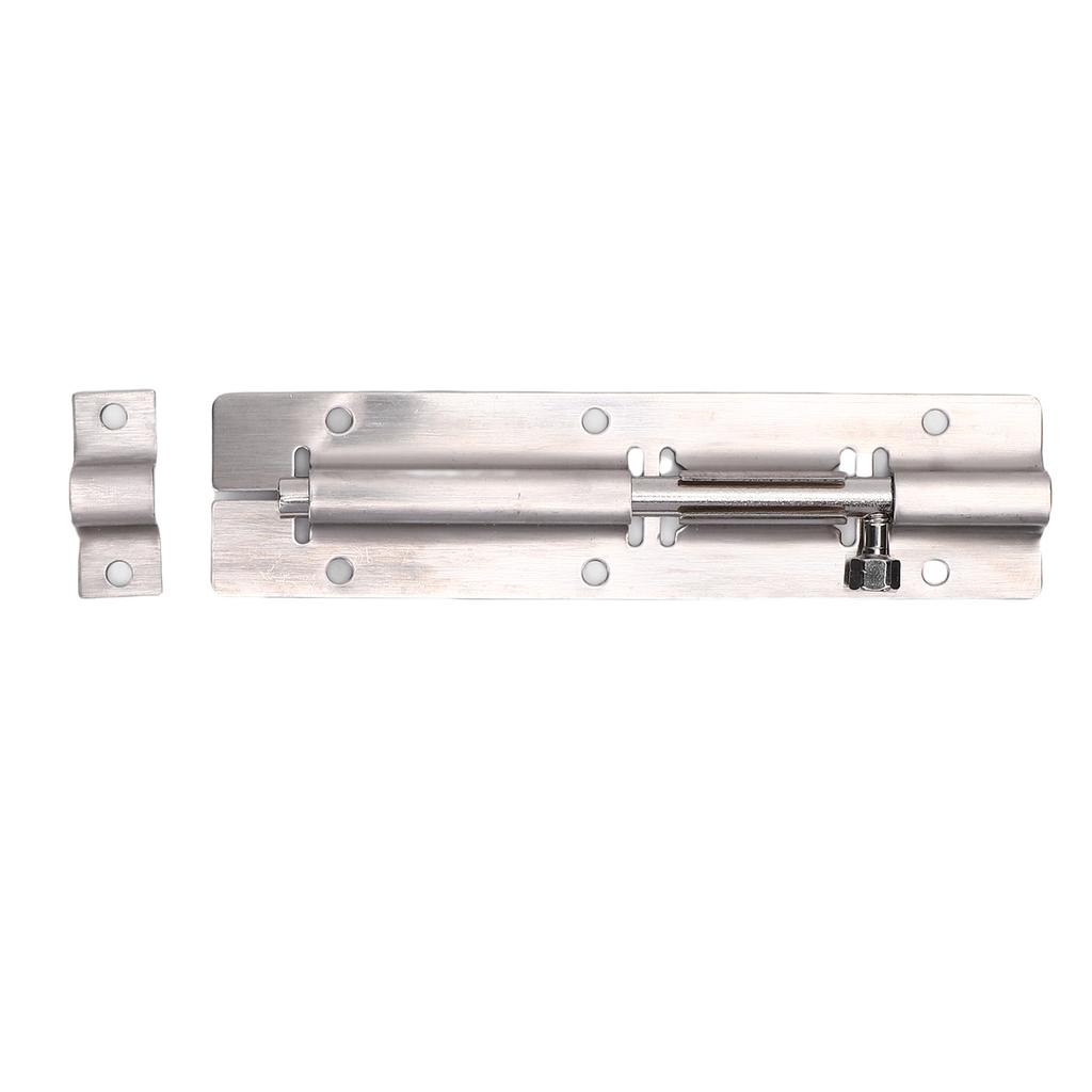 Slide Bolt Latch 6 Inch 304 Stainless Steel Heavy Duty Sliding Bolt Lock Latch for Large Wardrobes Garage Cabinets