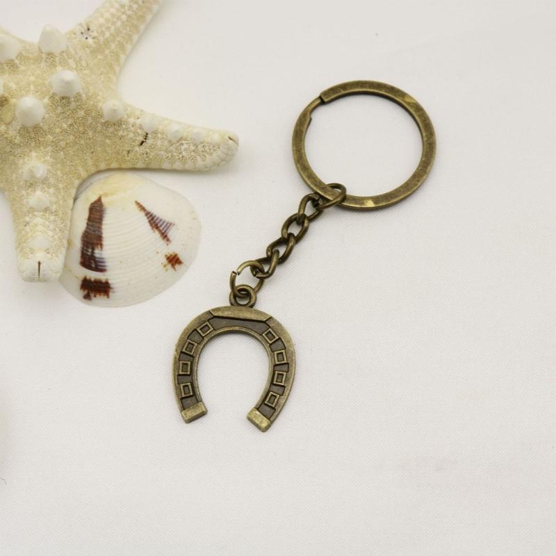 Convenient Metal Horseshoe Key Ring Featuring Clip Mechanism for Easy Key Attachment in Busy Lifestyles