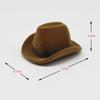 Cowboy Hat Jewelry Box Velvet Ring Box Funny Organizer Jewelry Stand Holder Valentine'S Day Surprise Proposal Gift Box