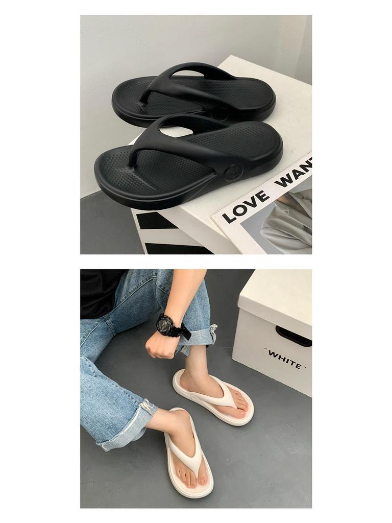 2025 Men's Plus Size Non-Slip EVA Flip-Flops: Odor-Resistant Casual Sandals for Beach, Indoor/Outdoor Wear