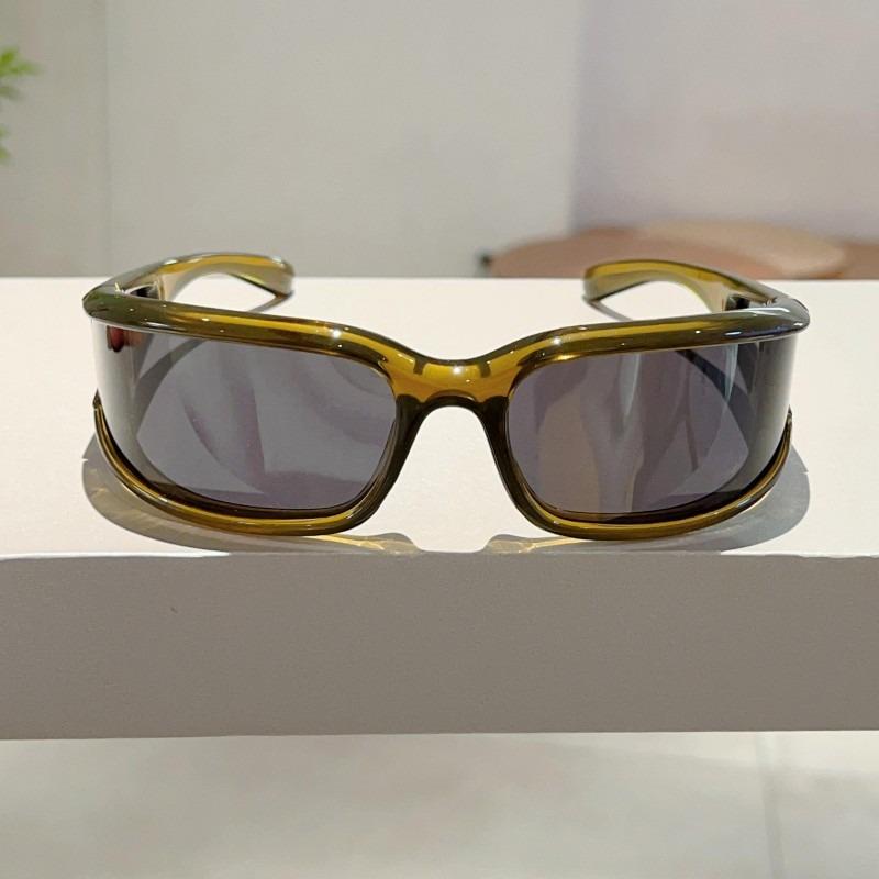 New Luxury Outdoor Windproof Sports Women Sunglasses Y2K Personality Retro Fashion Sunshade Design Men Cycling Glasses UV400