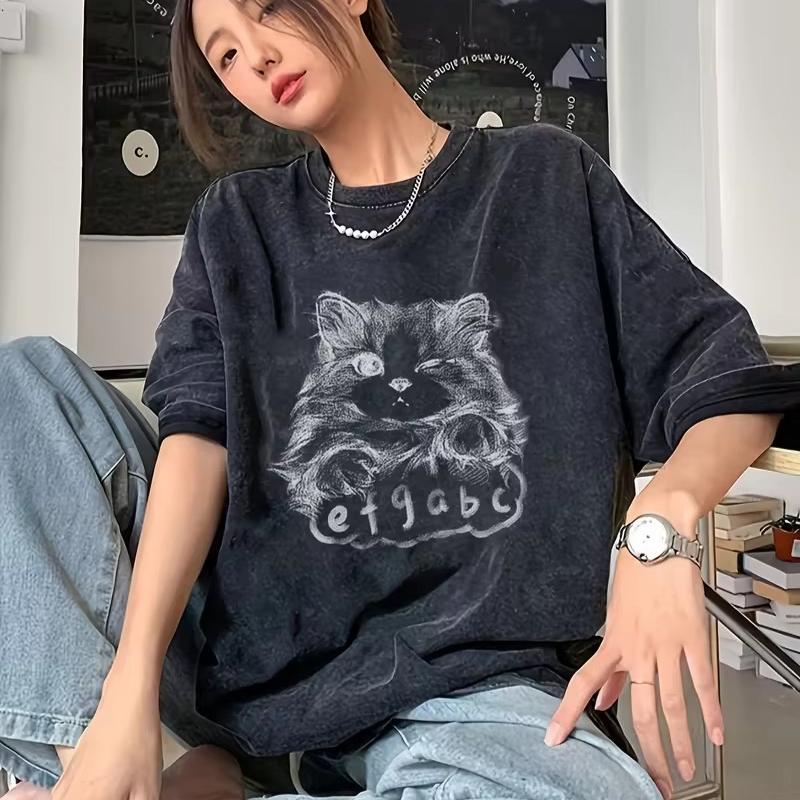 2026 Vintage Gewaschen Rom Italien Die Ewige Stadt Druck T-Shirt Herren Damen Lässig Locker Rundhals Kurzarm Baumwolle T-Shirt Retro Grafik Top