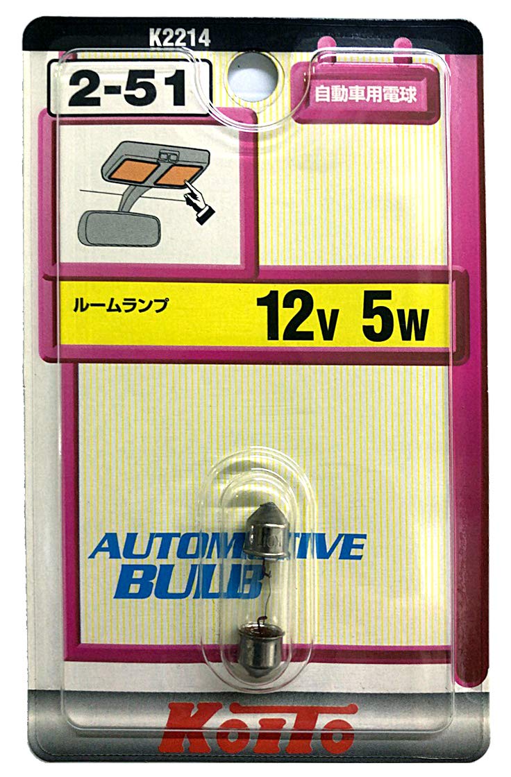 

KOITO [Koito Seisakusho] Room bulb 12V 5W (1 кусок) [Model number] K2214