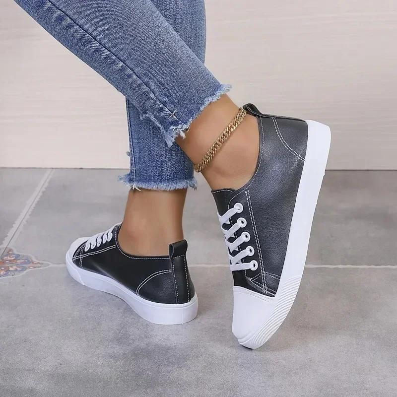 Fashion Women's Low Top Casual Shoes 2024 Summer New Lace Up Platform Shoes for Women Outdoor Women's Sneakers Durable Walking Shoes