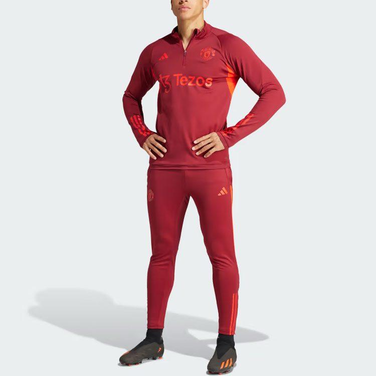 adidas Manchester United Soccer Jerseys Men's Red Moderate Straight Fit IA7277