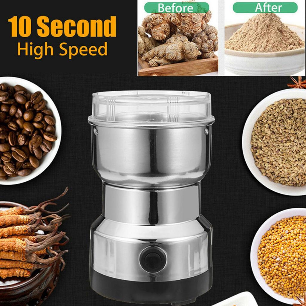 Multifunction Smash Machine Electric Cereals Grain Grinder Mill Herbs Pulverizer Grinding Machine Tool Stainless Steel