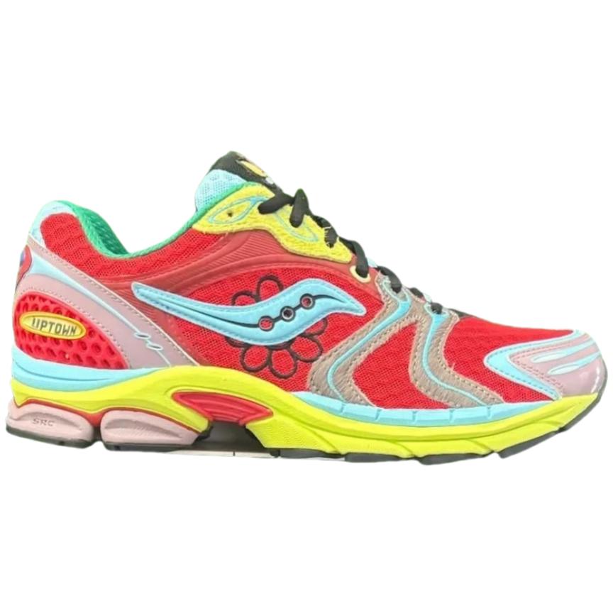 Jae Tips x Saucony ProGrid Triumph Victory 4 Abrasion Resistant Low top Running Shoes Unisex Red Blue S70966-1