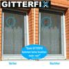 GITTERFIX Myggnettreparasjonstape Insektgardin Reparasjonssett vanntett