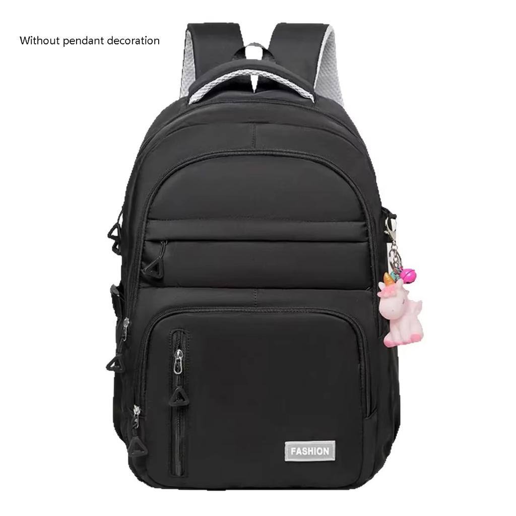 Lightweight Spine Bag Pink Outdoor Sports Backpack College Students Backpack Black Travel Backpack For Outdoor Sports Students