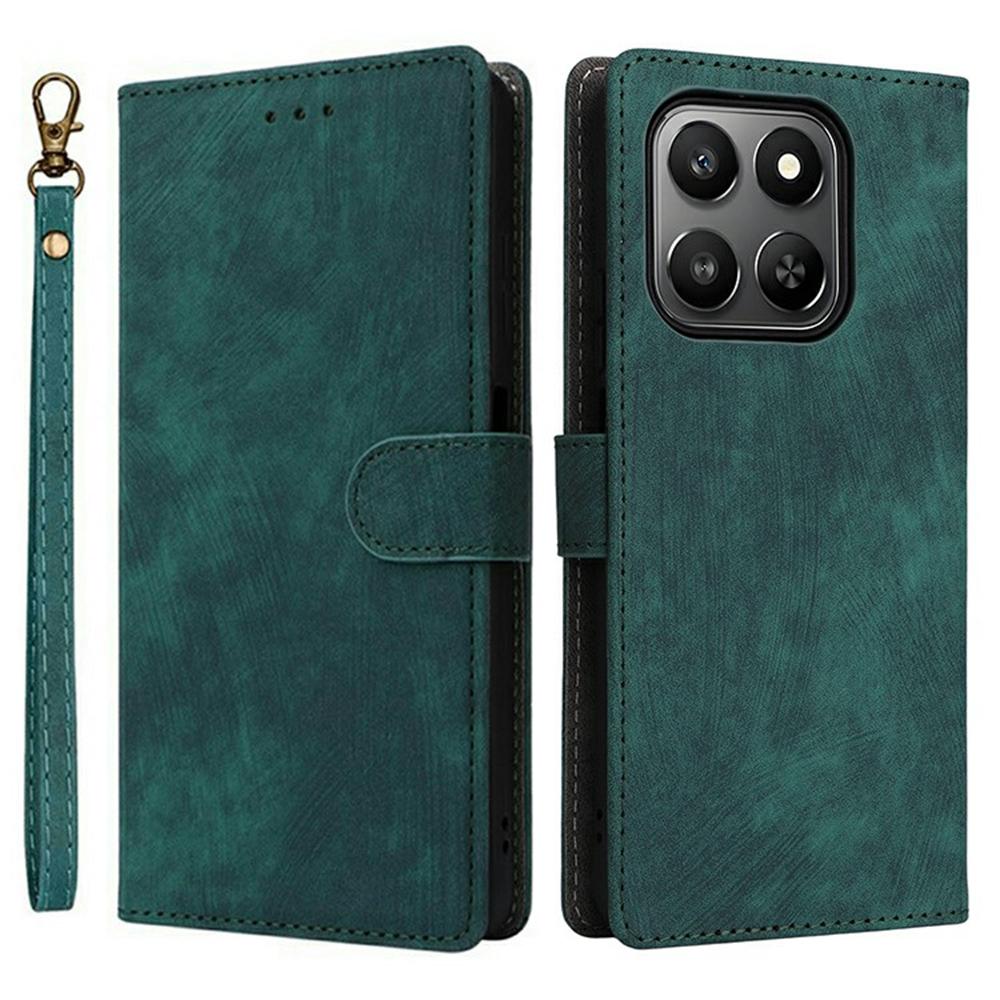 For Honor 400 Smart Case Wallet RFID Blocking PU Leather Phone Cover Stand with Strap