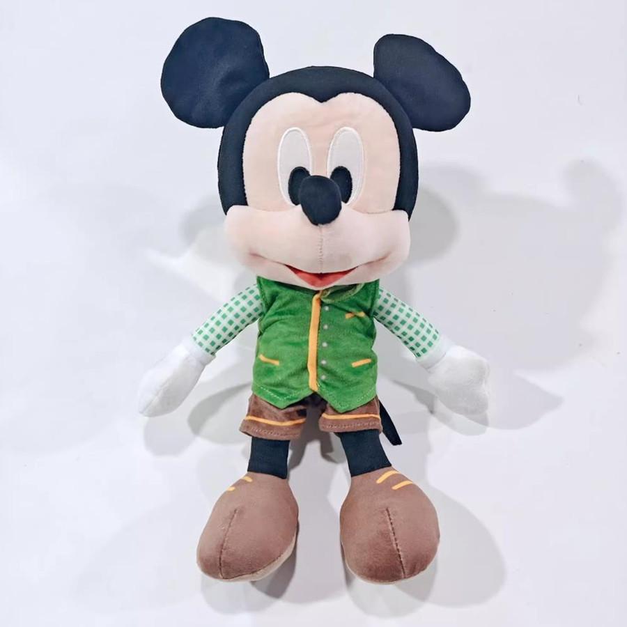 Mickey Mouse Green Vest Adorable Cartoon Plush Toy Doll