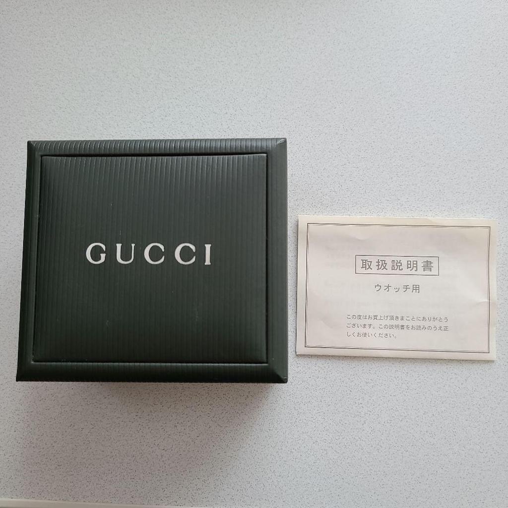 Used GUCCI Watch Replacement Strap Green Crocodile Embossed 10mm & Case Included