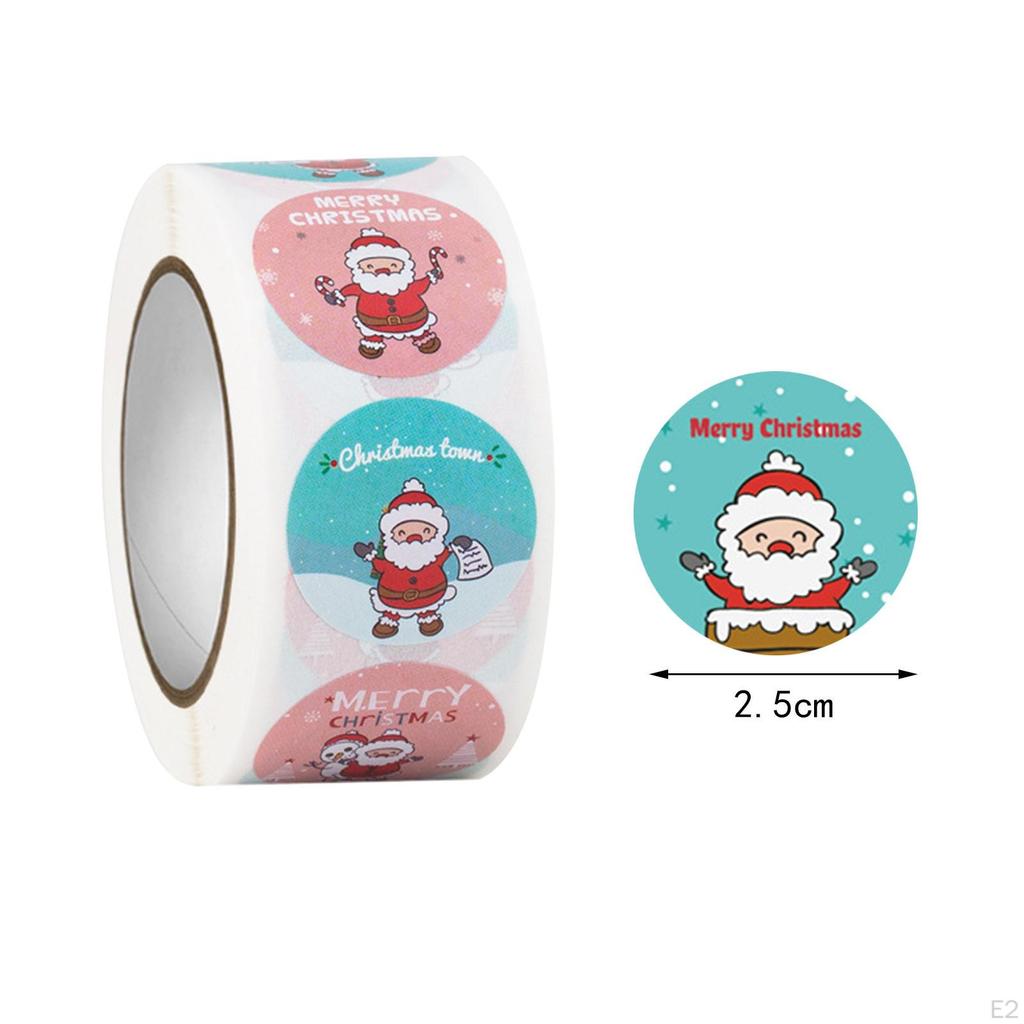 Christmas Party Stickers Seal Labels DIY Seals Game Paper for Card Making