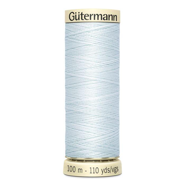 Lot de 5 bobines 100m Fil 100% polyester Gutermann Ref 788988 - Att 193 - bleu pâle