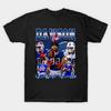 Men Black Print T-shirt Dawson Knox No-Cut Transfer Paper Print Cotton Tshirt