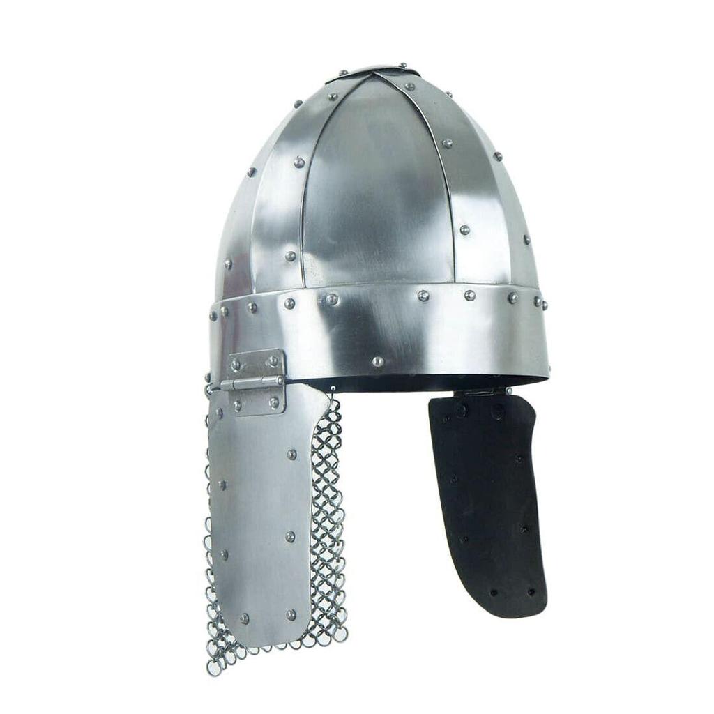 

3rd - 4th Century Spangen Helmet - 18 Gauge Steel Gift for LARP Reenactment