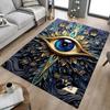 1PC Eye Pattern Carpet Ultra Soft, Thick & Absorbent, Non Slip Machine Washable Mat for Entryway