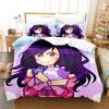 3D Print Cartoon Kawaii Aphmaus Comfortable Duvet Quilt Cover Pillowcase Bedding Set Children Bedroom Decoration Home Textile
