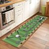 Tennis Court Pattern Runner Rug Sports Theme Absorbent Non-Slip Mat for Living Room Bedroom Hallway Home Decor Long Carpet